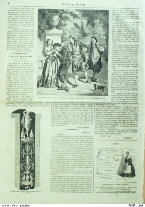 Le Monde illustré 1861 n°199 Vienne (38) Italie Piémont Santa-Agatha Sparanisi Angleterre Lincolnshi