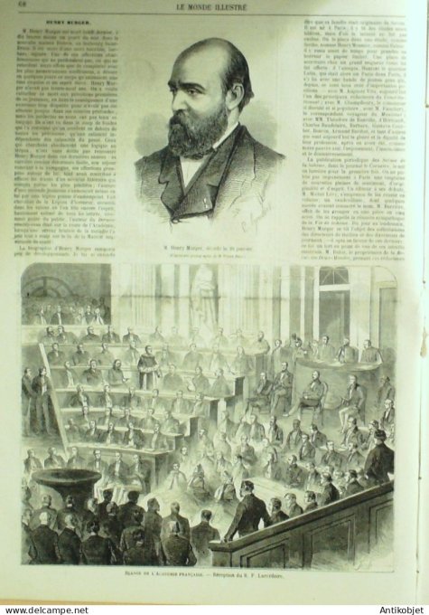 Le Monde illustré 1861 n°199 Vienne (38) Italie Piémont Santa-Agatha Sparanisi Angleterre Lincolnshi