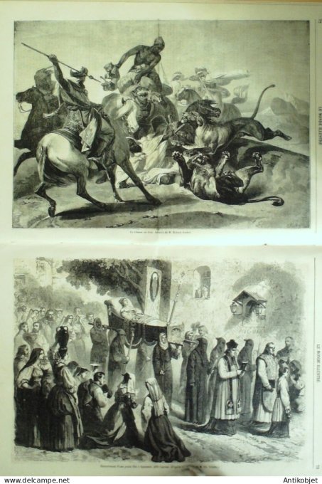 Le Monde illustré 1861 n°199 Vienne (38) Italie Piémont Santa-Agatha Sparanisi Angleterre Lincolnshi