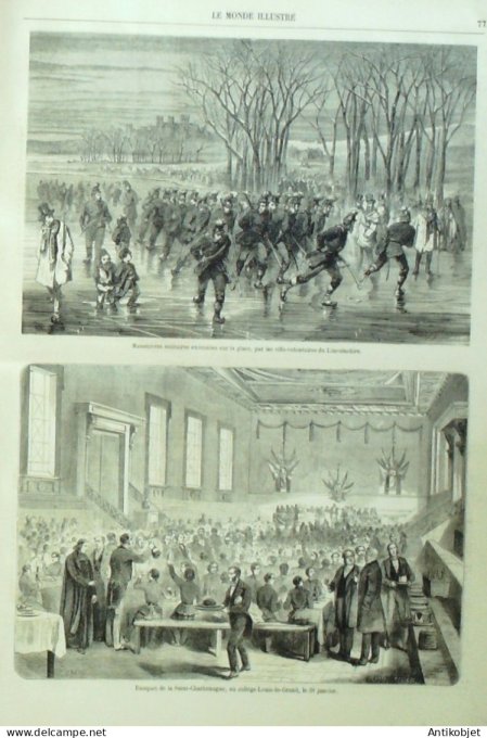 Le Monde illustré 1861 n°199 Vienne (38) Italie Piémont Santa-Agatha Sparanisi Angleterre Lincolnshi