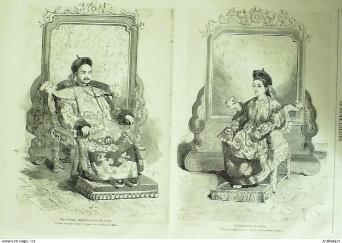 Le Monde illustré 1861 n°199 Vienne (38) Italie Piémont Santa-Agatha Sparanisi Angleterre Lincolnshi