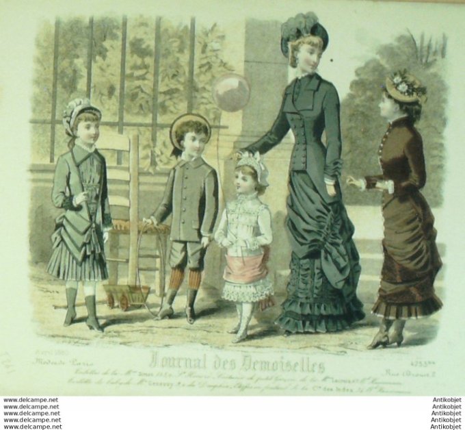 Journal de Demoiselles 1880 # 4253b (Maison Simon)