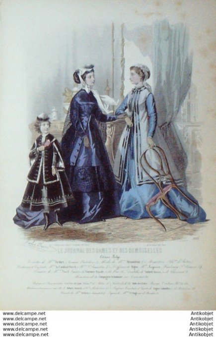 Journal des Dames Demoiselles 1867 # 869 (Maison Pieffort)