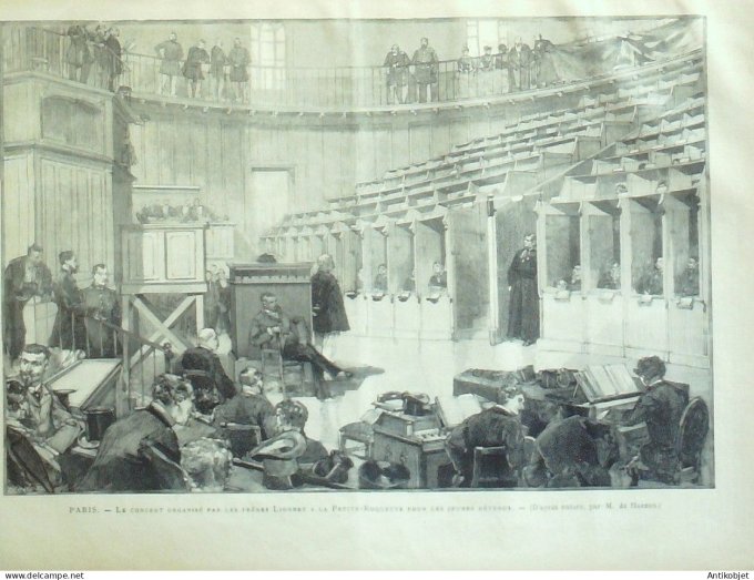 Le Monde illustré 1885 n°1475 Espagne Murcie St-Germain (78) Affaire Marchandon
