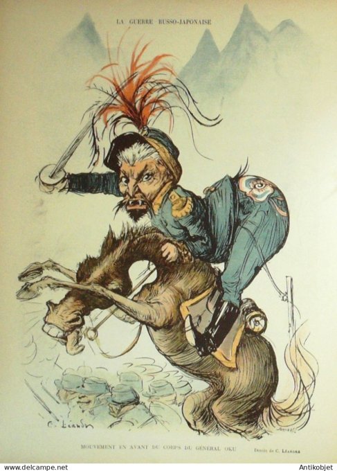 Le Rire 1904-09- 3 #  83 Journal humoristique Ed.Originale Guerre Russo-Japonaise