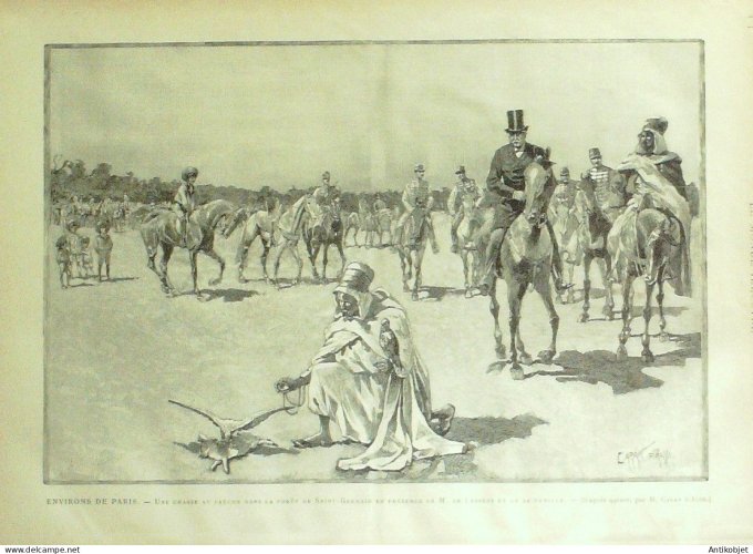 Le Monde illustré 1885 n°1475 Espagne Murcie St-Germain (78) Affaire Marchandon