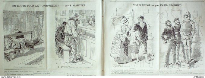 Le Journal Amusant 1885 # 1523 La Saint-Hubert par Josias