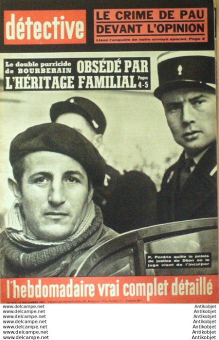 Détective 1963 # 913 Bourberain Lagorce Cysoing Dreux St-Pierre-du-Lorouër