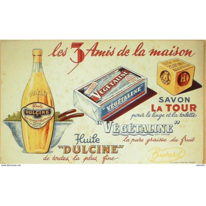 Buvard DULCINE HUILE Végétaline