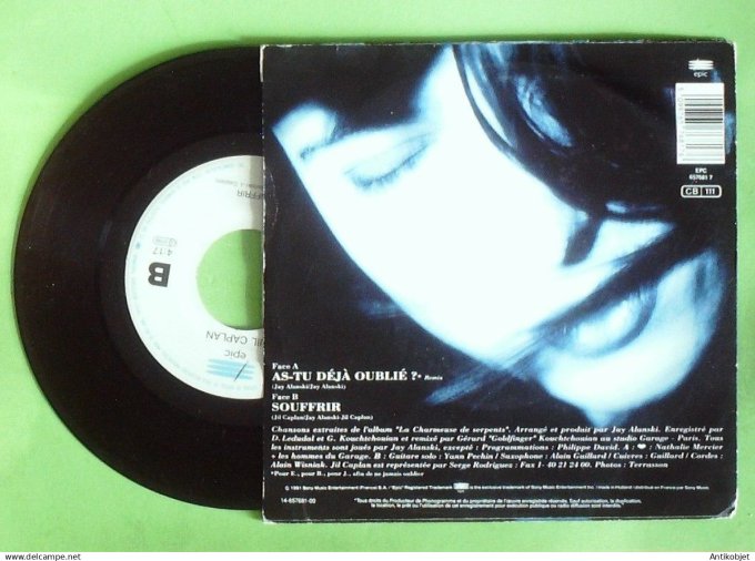 Caplan Jil 45T SP As-tu déjà  oublié 1991