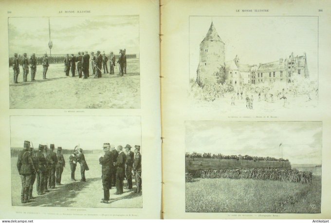 Le Monde illustré 1894 n°1957 Chateaudun (28) Vaujours (93) Madagascar Majunga