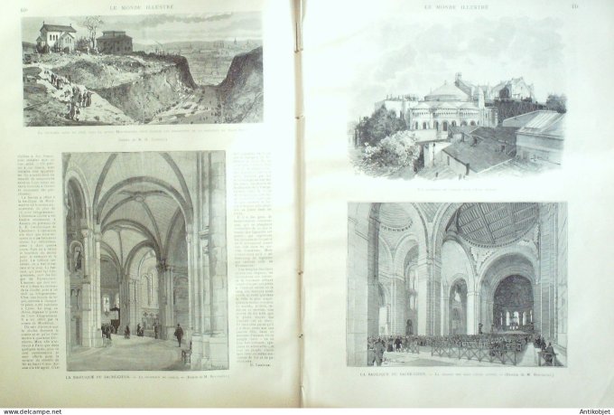 Le Monde illustré 1891 n°1784 Japon Tokio Prince Sanjo Ermenonville (60) Algérie Palestro