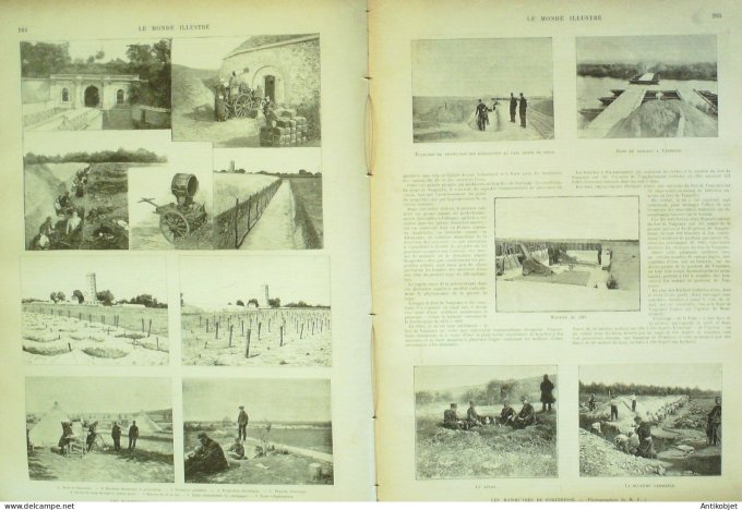 Le Monde illustré 1894 n°1957 Chateaudun (28) Vaujours (93) Madagascar Majunga