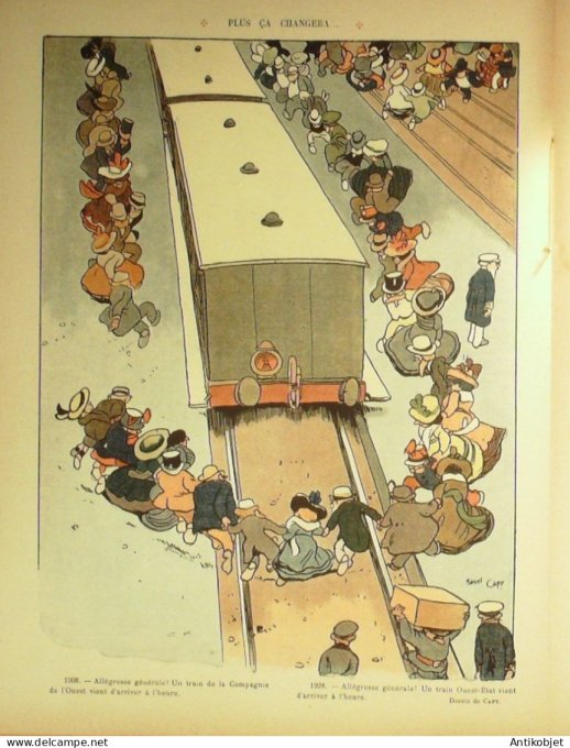 Le Rire 1908-07- 4 # 283 Journal humoristique Ed.Originale Femmes collantes