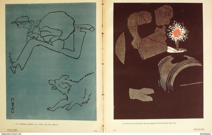 L'Assiette au beurre 1905 # 199 Pensees du ventru Roubille