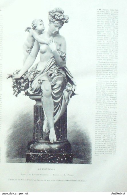 Le Monde illustré 1891 n°1784 Japon Tokio Prince Sanjo Ermenonville (60) Algérie Palestro