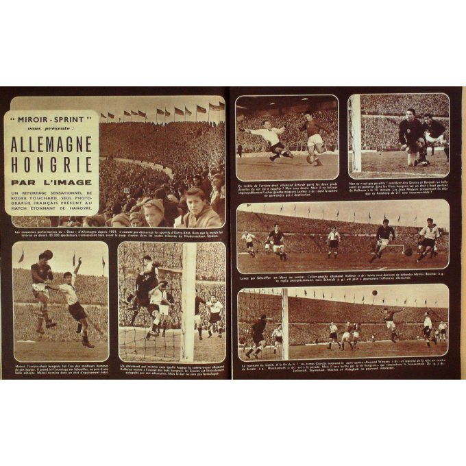 Miroir Sprint 1957 #  604 30 Déc Lerond France Bulgarie Chiocca Forestier Duilio Loi