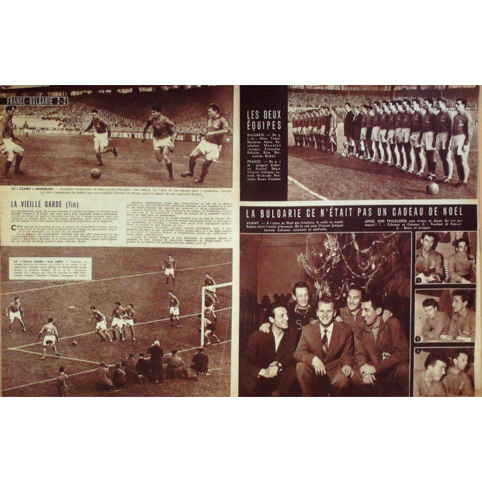 Miroir Sprint 1957 #  604 30 Déc Lerond France Bulgarie Chiocca Forestier Duilio Loi