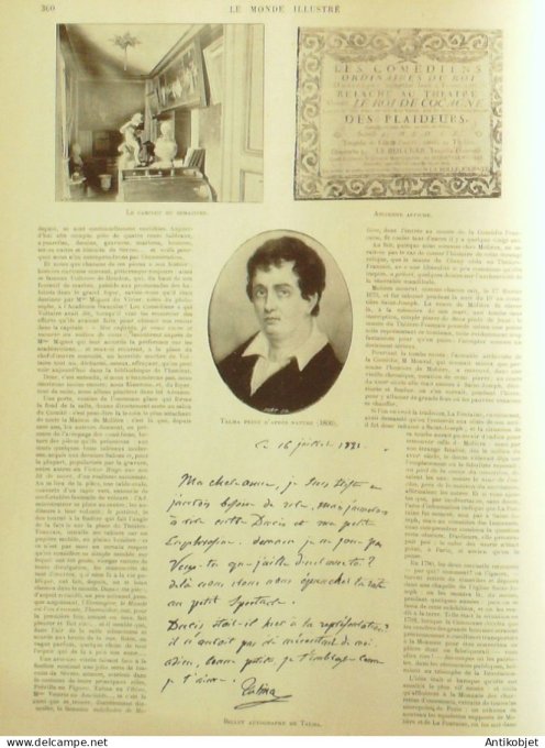 Le Monde illustré 1897 n°2119 Cambodge Pnom-Penh Abyssinie Harrar Ras Makonnen