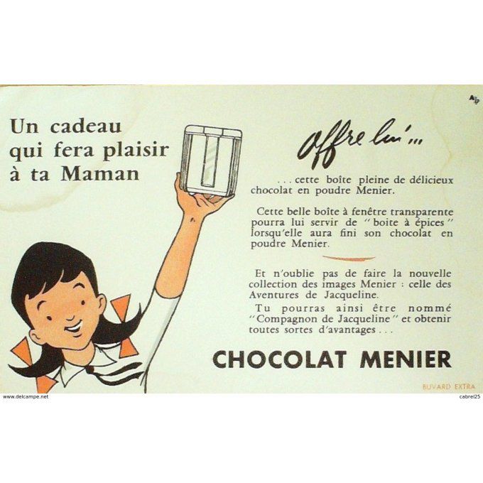 Buvard MENIER Chocolat