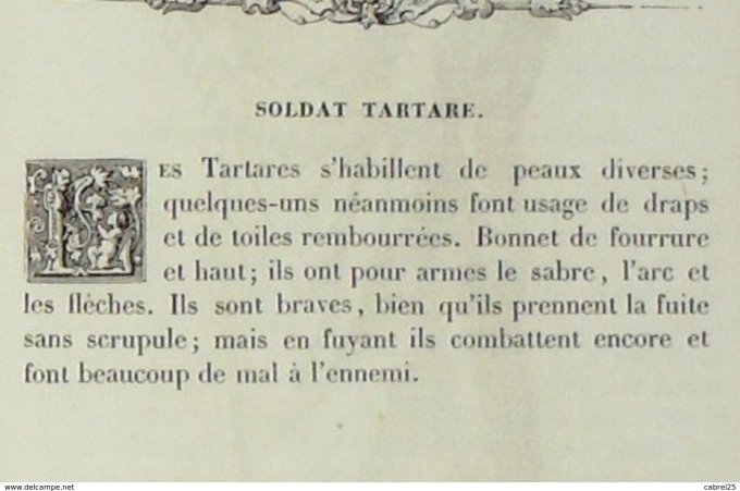 Turquie Soldat tartare 1859