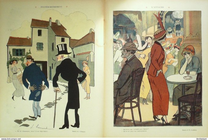 Le Rire 1913-05-17 # 537 Journal humoristique Ed.Originale L'attache