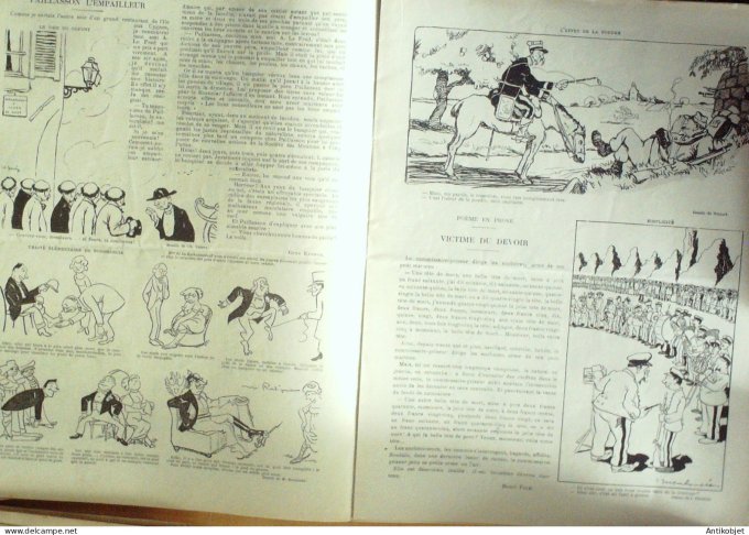 Le Rire 1913-05-17 # 537 Journal humoristique Ed.Originale L'attache