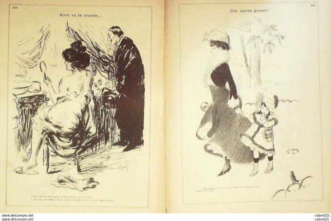 Le Frou Frou 1901 n° 63 HEIDBRINCK WEILUC DE NEZIERE GUILLAUME ROBBE WELY