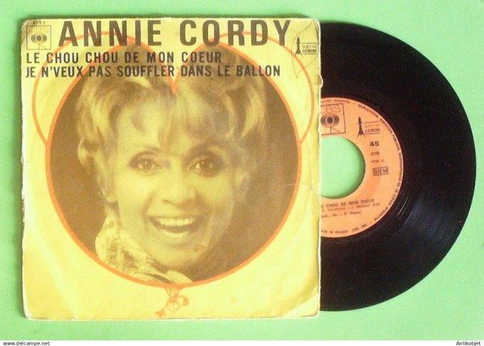 Cordy Annie 45T EP Le chou chou de mon cœur