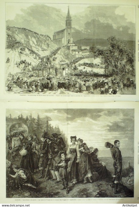 Le Monde illustré 1872 n°809 Suède Stockholm Oscar II Belgique Gand Bruxelles