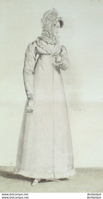 Costume Parisien 1817 # 1690 Redingote de mousseline