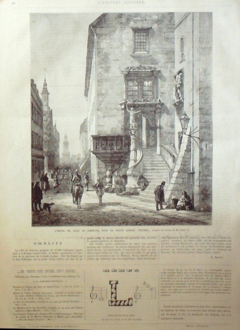 L'Univers illustré 1867 # 608 Algérie Mouzaïa Allemagne Goerlitz Ecosse Cambuskenneth