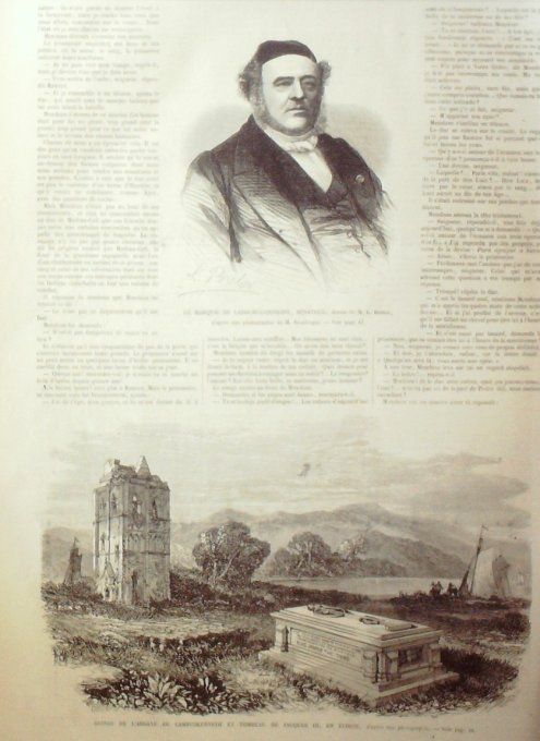 L'Univers illustré 1867 # 608 Algérie Mouzaïa Allemagne Goerlitz Ecosse Cambuskenneth