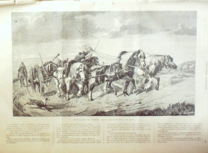 L'Univers illustré 1867 # 608 Algérie Mouzaïa Allemagne Goerlitz Ecosse Cambuskenneth
