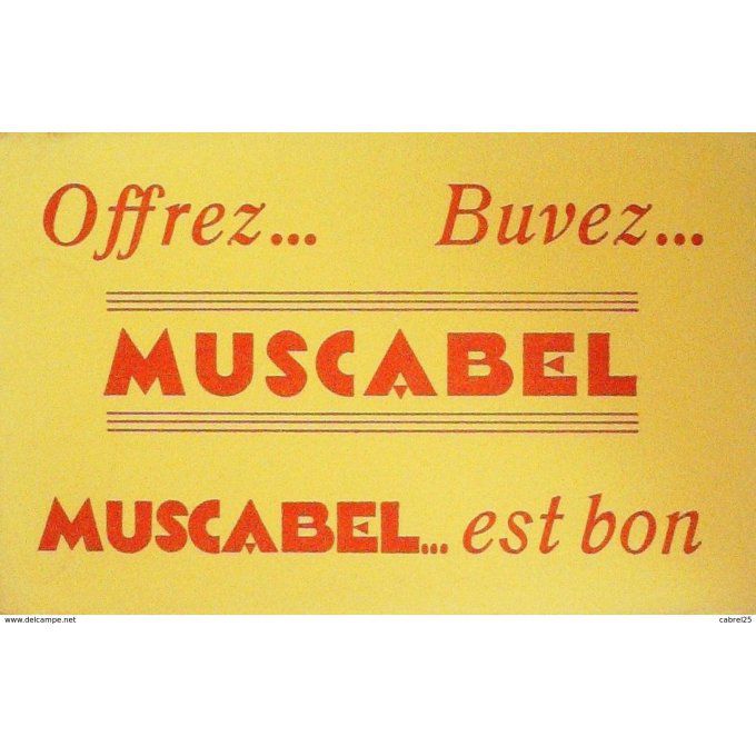 Buvard MUSCABEL Boisson