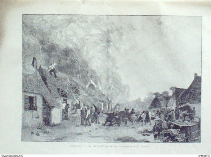 Le Monde illustré 1893 n°1893 Marly-le-Roi (78) Avranches Mont-St-Michel Coutances St-Lô Cherbourg  