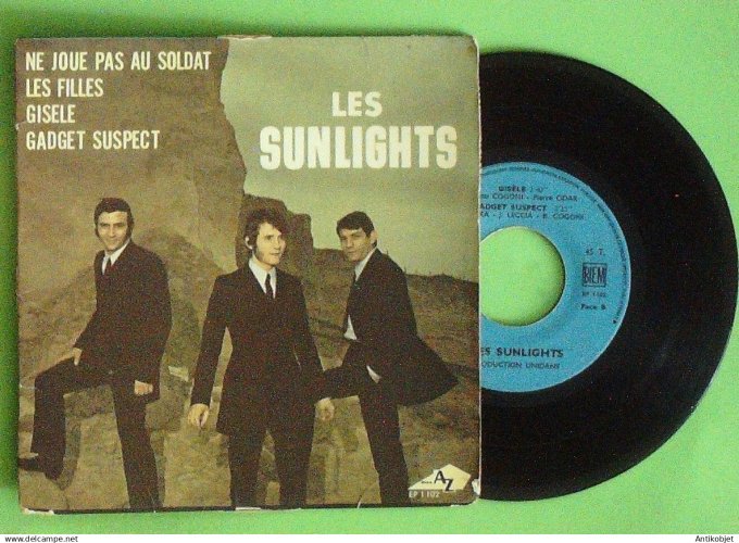 Les Sunlights 45T EP Ne joue pas au soldat 1967