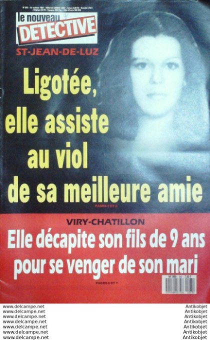 Détective 1988 # 263 Colmar Ressons/Matz Montmorency Klaus Barbie Pontoise Ajaccio Nanterre