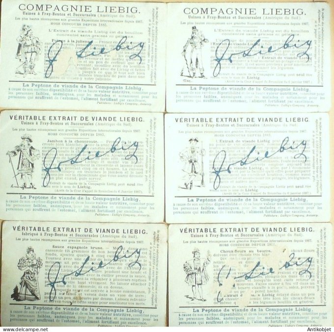 Chromo Liebig Sang  573 Vieilles scenes Francaisesi (1898)