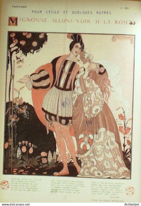 Fantasio 344 1921 Le Monnier JeanJean Milliere Wegener Viardot Gerbault