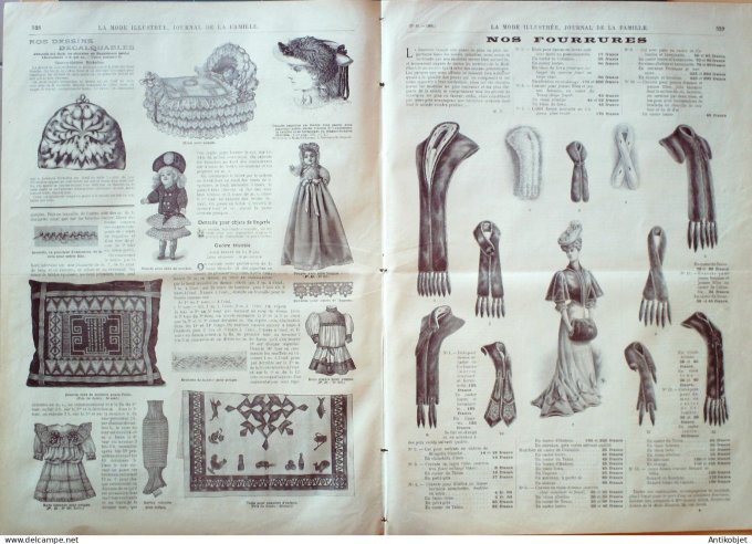 La Mode illustrée journal 1906 n° 44 Costume tailleur