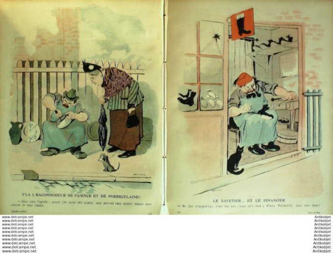 L'Assiette au beurre 1905 # 226 Types de Paris Poulbot Sancha