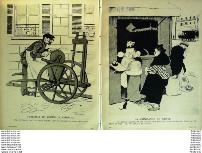 L'Assiette au beurre 1905 # 226 Types de Paris Poulbot Sancha