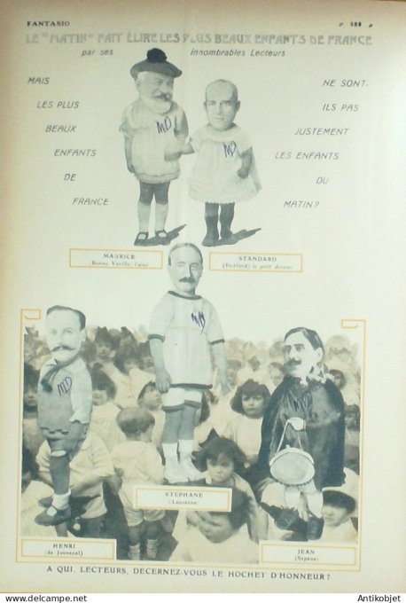 Fantasio 344 1921 Le Monnier JeanJean Milliere Wegener Viardot Gerbault