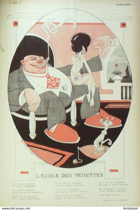 Fantasio 344 1921 Le Monnier JeanJean Milliere Wegener Viardot Gerbault