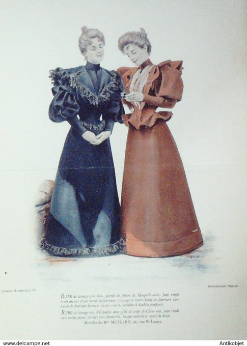 La Mode pratique 1893 # 45 Robes en lainage