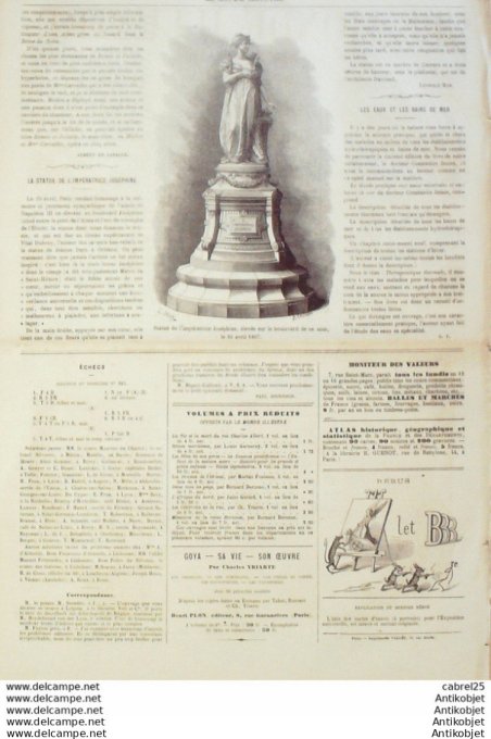 Le Monde illustré 1867 n°525 Buttes Chaumont Angleterre South Eastern Railway Viet Nam Saigon