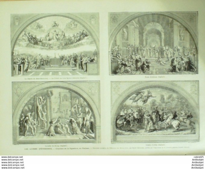 Le Monde illustré 1874 n°923 Lille (59) Belleme (61) Montmartre Fêtes Usa Washburn Opera