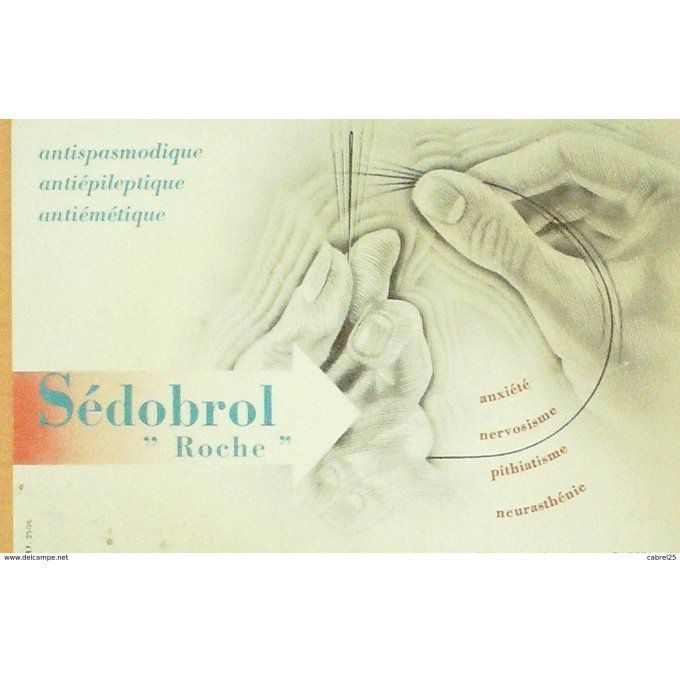 Buvard SEDOBROL ROCHE Pharmacie