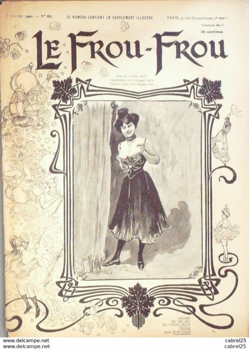 Le Frou Frou 1901 n° 69 GRASS MICK GERBAULT WETY GUILLAUME BOUTEZ